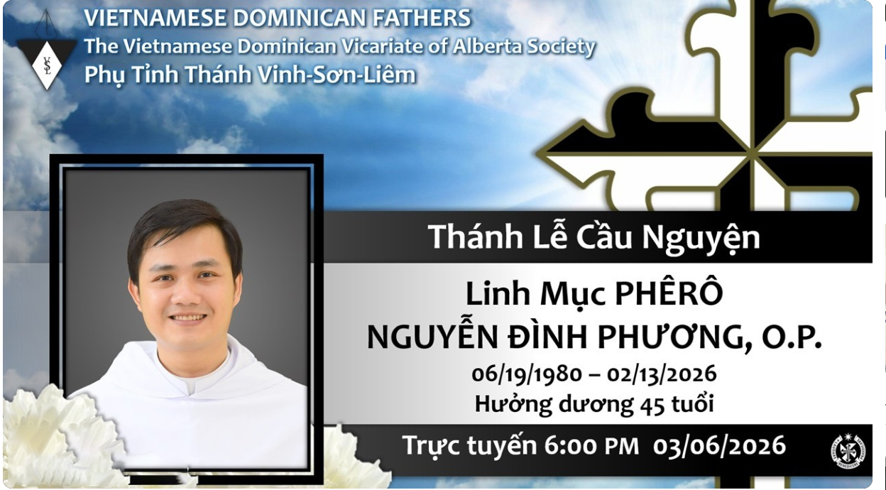 Trực tiếp: Thánh lễ an táng cha Phê-rô Nguyễn Đình Phương OP tại Houston