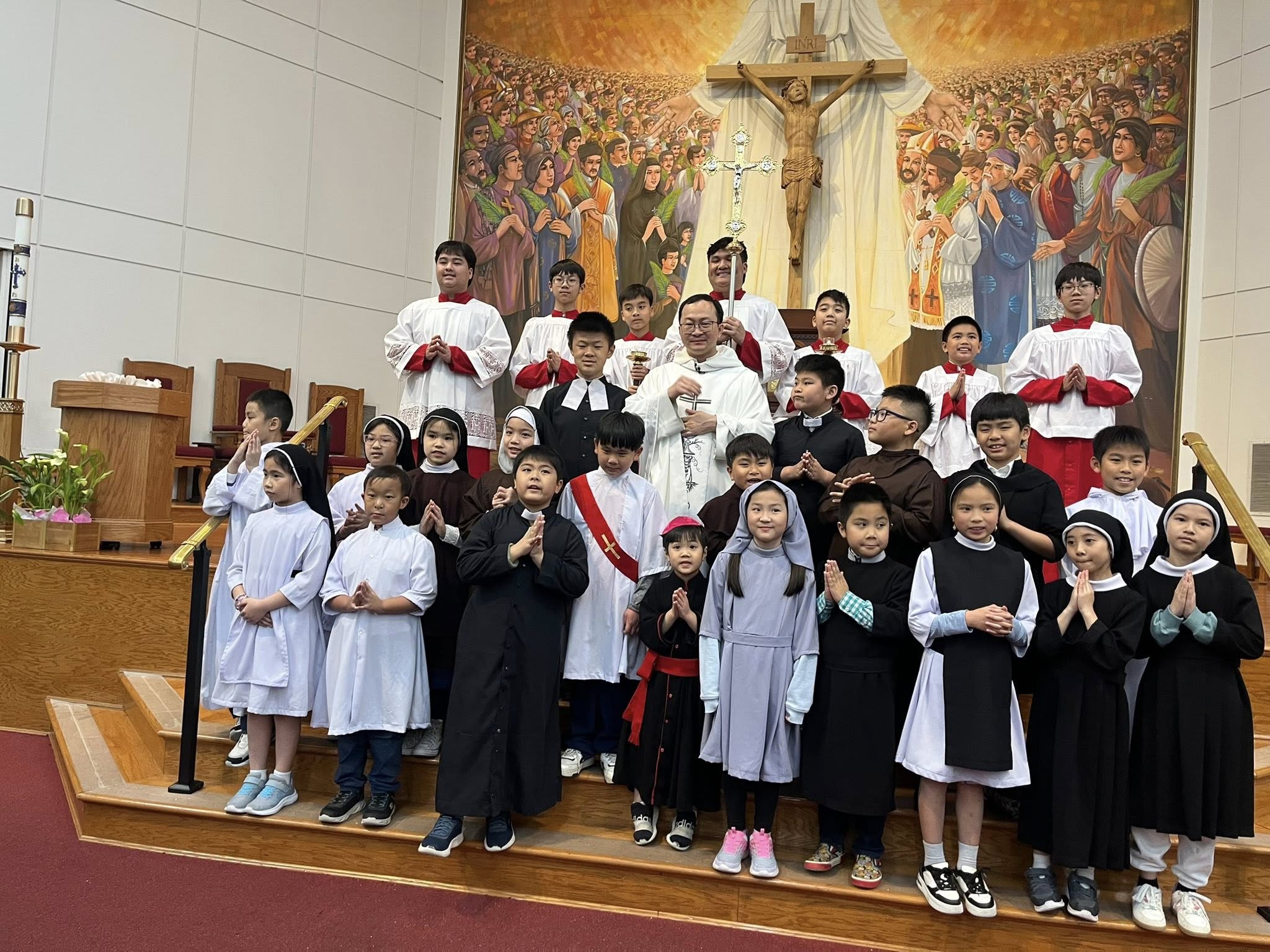 Giáo xứ CTTĐVN Arlington cầu nguyện cho ơn gọi